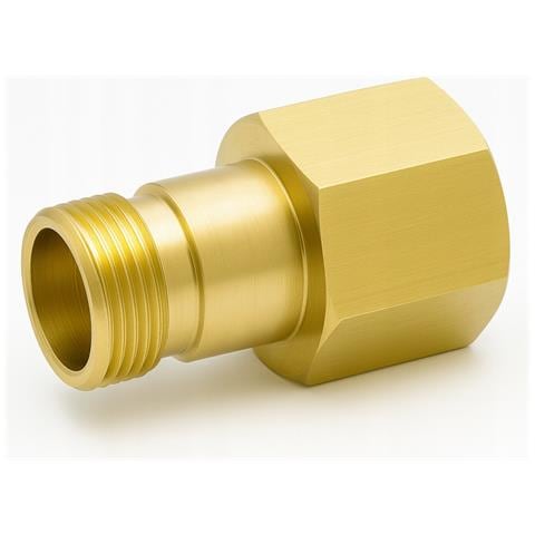 Adattatore Easylock Gz M22x1,5 - Sostitutivo Compatibile Con Idropulitrici Kärcher Hd, Hds, Prohd | Ottone, 300 Bar, 155°c - Foto 1