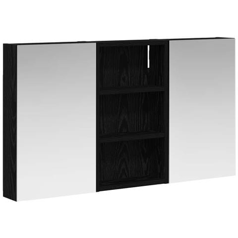 Set di Armadi da Bagno con lo scaffale 3 pcs 90 x 10,5 x 50 cm - Foto 1