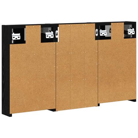 Set di Armadi da Bagno con lo scaffale 3 pcs 90 x 10,5 x 50 cm - Foto 9