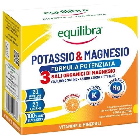 Potassio & Magnesio 3 20 Bustine - Foto 1