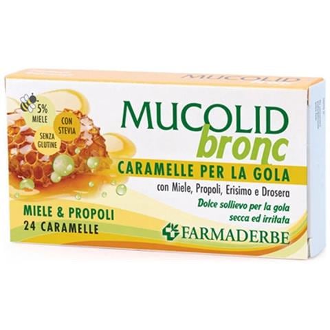 Mucolid Bronc Miele & Propoli 24 Caramelle - Foto 1