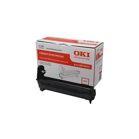 TONER COMPATIBILE - 43870022 Tamburo di Stampa Ciano per C5850 / C5950 / MC560 - Foto 1
