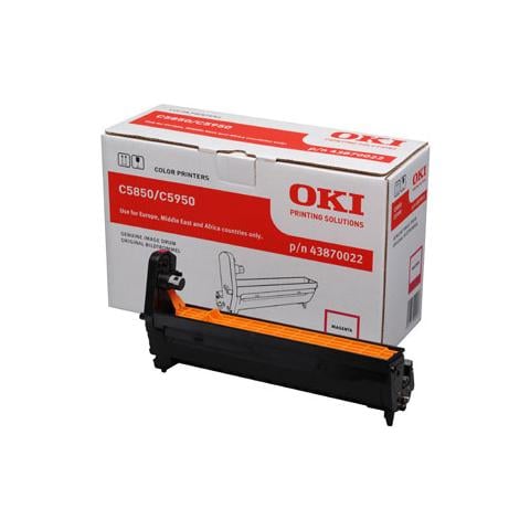 TONER COMPATIBILE - 43870022 Tamburo di Stampa Ciano per C5850 / C5950 / MC560 - Foto 2