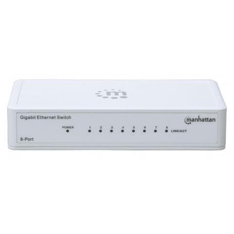 Switch Gigabit I-SWHUB GB-080P 8 Porte Ethernet 10/100/1000 Mbps - Foto 2
