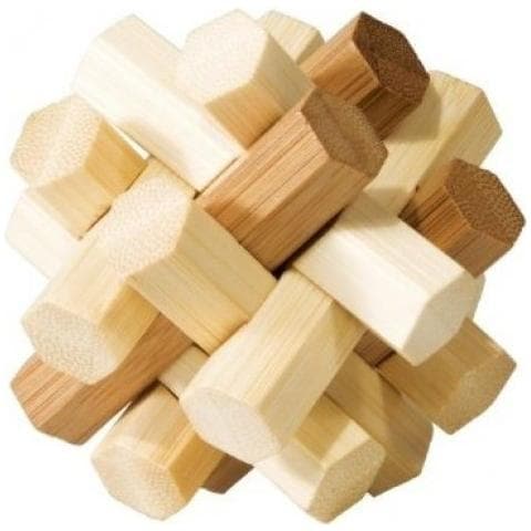 IQ-Test Puzzle 3D di Legno Doppio Nodo - Foto 1