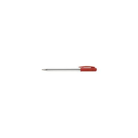 Penna a sfera Tratto 820502 - Conical Stile Punta Penna - Rosso inchiostro - 50 / Pacco - Foto 1