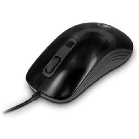 Optidesk Optical 3-button Mouse Glossy Black . In - Foto 1