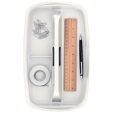 pz1 Vassoio Organizer MyBox maniglie S bianco 5323000 - Foto 2