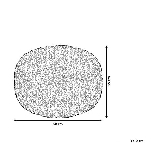 Pouf Poggiapiedi In Tessuto Verde Smeraldo 50 X 35 Cm Conrad Ii - Foto 25