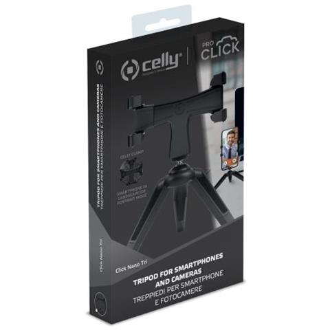 ClickNanoTri Mini Treppiede per Smartphone / Action Cam Colore Nero - Foto 6
