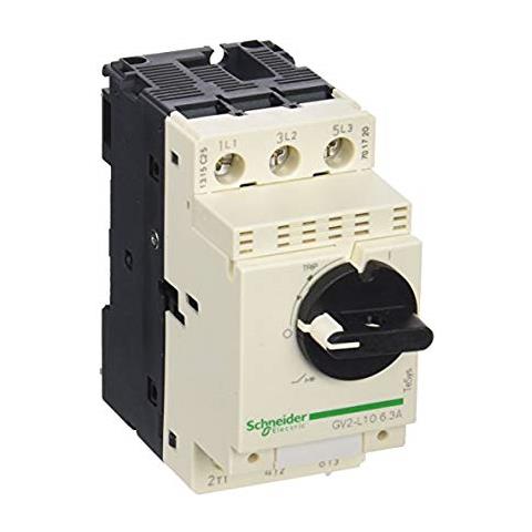 Gv2l10â gv2l Disgiuntore Motore, Otturatore Magnetica, Pulsante Manopola, 3p, 6.3â a, 690â vac, 50/60â hz - Foto 2