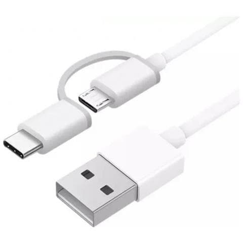 Mi Cavo Usb 2-in-1 Da Micro Usb A Tipo C (100 Cm) Bianco Sjv4082ty - Foto 8