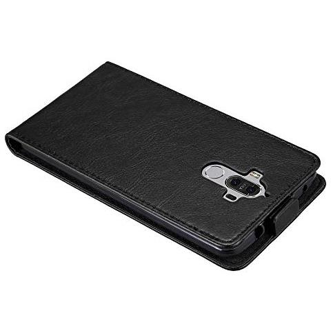 Custodia Compatibile Con Huawei Mate 9 In Nero Di Notte - Coperchio Protettivo In Design Flip Con Chiusura Magnetica - Foto 2