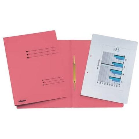 Cartelline Ad Aghi Esselte Rapid File 29,5x32 Cm Rosso 621056 (conf. 25)  - Foto 1