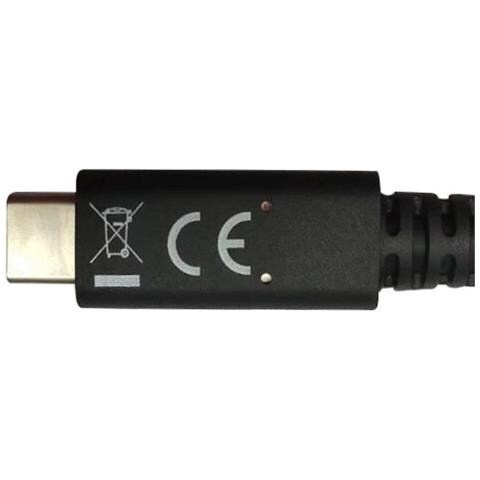 Cavo USB 4 Gen 3 Type-C Thunderbolt M /M E-Mark 8K 40Gbps 100W PD 0,8m Nero - Foto 2