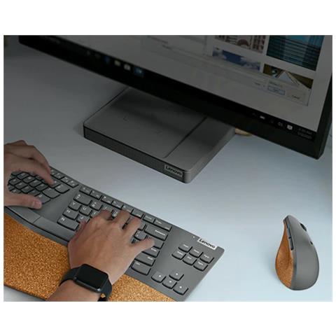 Mouse Verticale Wireless Go Ottico 6 Tasti 2400 DPI Colore Grigio - Foto 6
