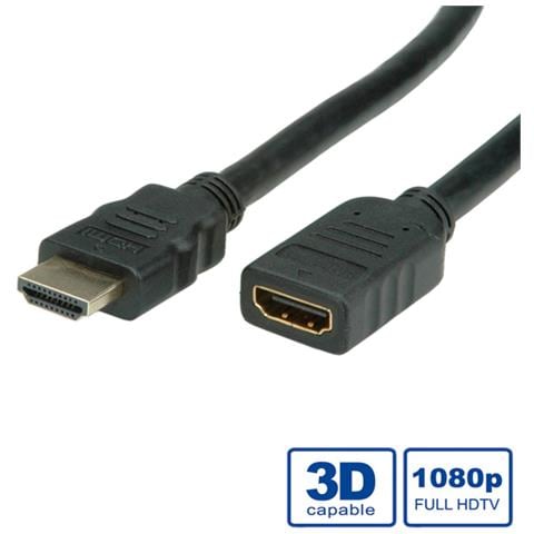 11.99.5575 cavo HDMI 2 m HDMI tipo A (Standard) Nero - Foto 1