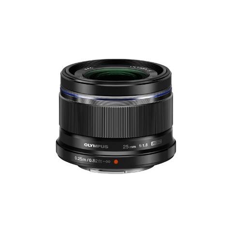 M. ZUIKO DIGITAL 25mm 1:1.8, 9/7, 2,5 cm, 1.8, 0,12x, Plastica, Nero - Foto 2