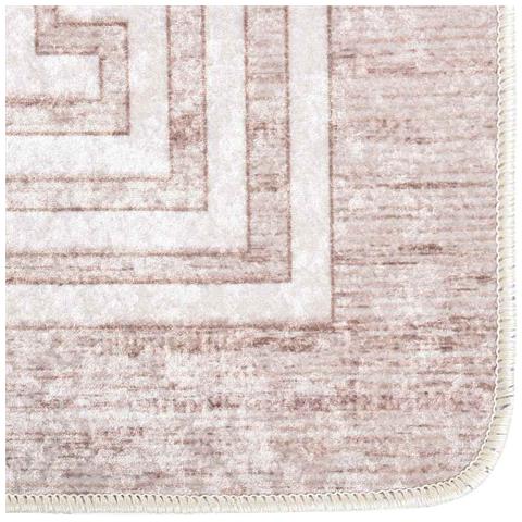 Tappeto Lavabile 120x180 Cm Beige Antiscivolo - Foto 2