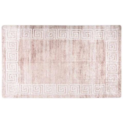 Tappeto Lavabile 120x180 Cm Beige Antiscivolo - Foto 1