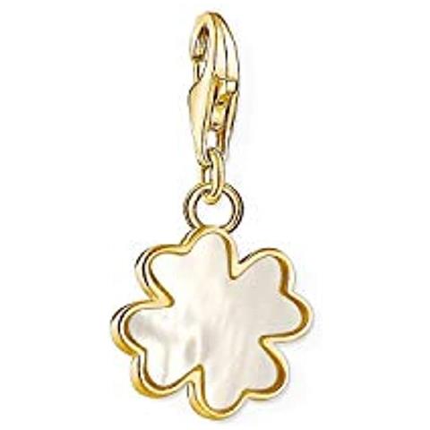Donna-ciondolo Charm Argento Sterling 925 Placcato Oro Giallo 18 Carati 1775-429-14 - Foto 1