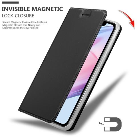 Custodia Compatibile Con Apple Iphone 13 Pro In Classy Nero - Coperchio Protettiva Con Chiusura Magnetica, Funzione Stand E Tasca Per Le Carte - Foto 8