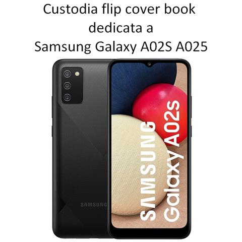 Smart Book Custodia Poket Silicone Flip Cover Case Per Samsung Galaxy A02s A025 Gold - Foto 2