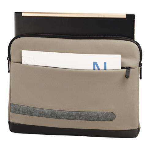 Terra Borsa Per Notebook 33,8 Cm (13.3"") Custodia A Tasca Beige - Foto 3
