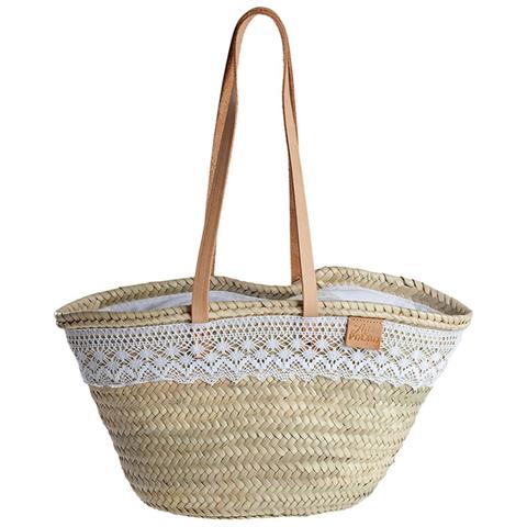 Borsa Donna Nova Foglia Di Palma Pizzo 48,5 X 29,5 Cm - Foto 1