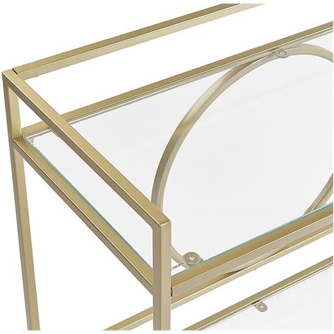 Carrello Portavivande Kerry Metallo Oro - Foto 8