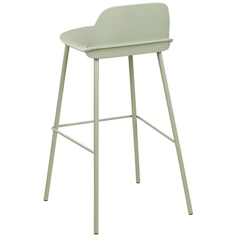 Set Di 4 Sedie Alte Mora Verde Chiaro - Foto 2