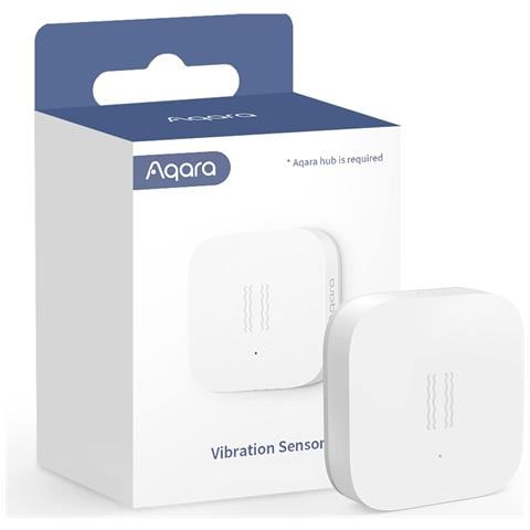 Sensore Di Vibrazionie Richiede Un Hub (venduto Separatamente), Connessione Zigbee, Mini Rilevatore Di Rottura Vetri Wireless Per Sistema Di Allarme E Domotica Intelligente, Compatibile Con Apple Homekit, Ifttt - Foto 1