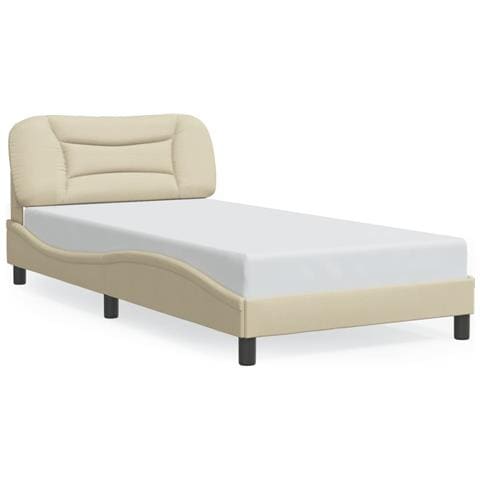 Giroletto Senza Materasso Crema 100x200 Cm In Tessuto - Foto 2