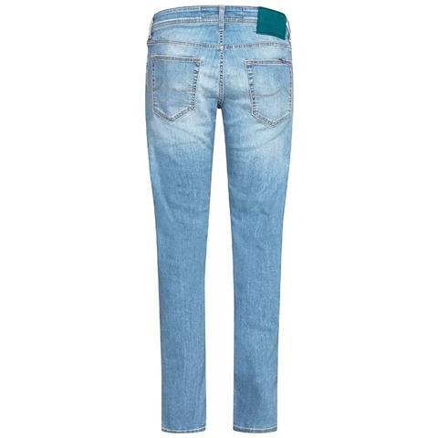 Jeans E Pantaloni In Cotone Azzurro - W36 - Foto 2