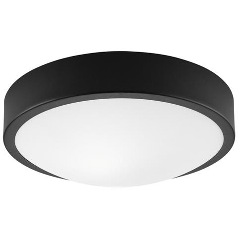 Lampada A Soffitto Jonas - Nero - Metallo - 8x26x26 Cm - Foto 1