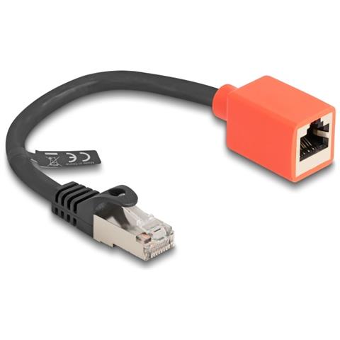Adattatore RJ45 per la protezione dei dispositivi Cat. 6A S /FTP 20 cm (adattatore a strappo) - Foto 1