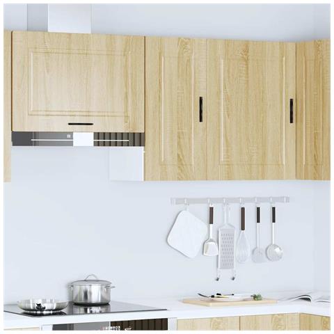 Pensile Da Cucina Porto Rovere Sonoma In Legno Multistrato - Foto 3