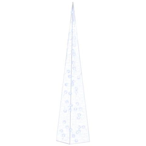 Lusso Casadino -  Cono Di Luce Led Decorativo Acrilico Blu 90 Cm - Foto 1