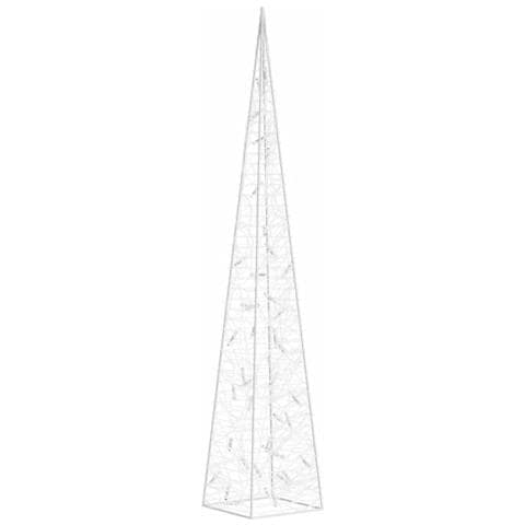 Lusso Casadino -  Cono Di Luce Led Decorativo Acrilico Blu 90 Cm - Foto 2