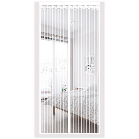 Tenda Zanzariera Magnetica Per Porta, 90x210cm, Bianca - Foto 1