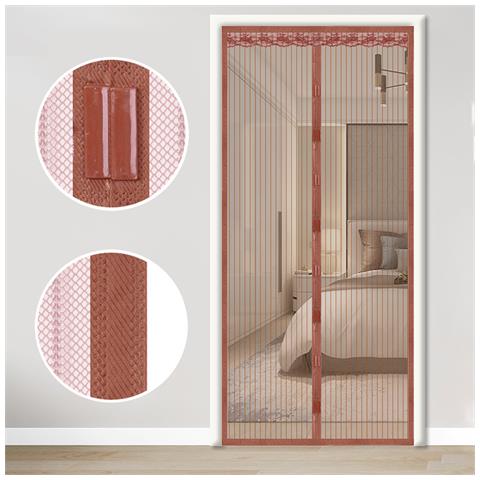 Zanzariera Magnetica Per Porta, 90x210cm, Bianco - Rete Anti-insetti Con Chiusura Magnetica - Foto 5