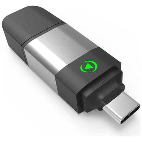 Adattatore Wireless 2-in-1 Da Usb-a / Usb-c A Carplay / Android Auto, Nero / Argento - Foto 4