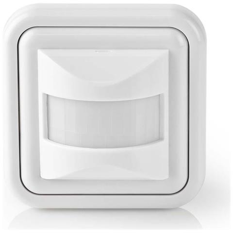 Rilevatore Di Movimento Per Interni Tipo F 160° 500w 3 A 2000lux Sensore Pir 9m, Bianco - Foto 1