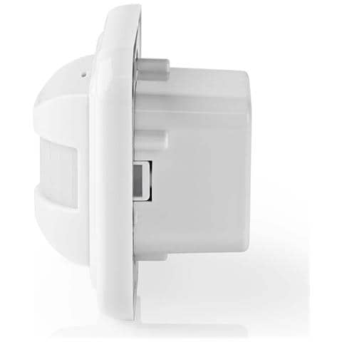 Rilevatore Di Movimento Per Interni Tipo F 160° 500w 3 A 2000lux Sensore Pir 9m, Bianco - Foto 5