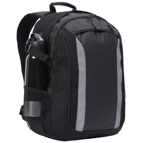 MA04BIK001-22100-N01 zaino Zaino casual Nero, Grigio Tela, Tessuto - Foto 2
