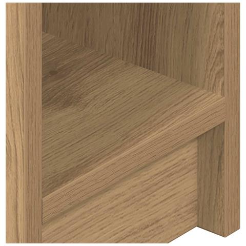 Comodino con Cassetto Rovere Artigianale 20x36x60 cm - Foto 9