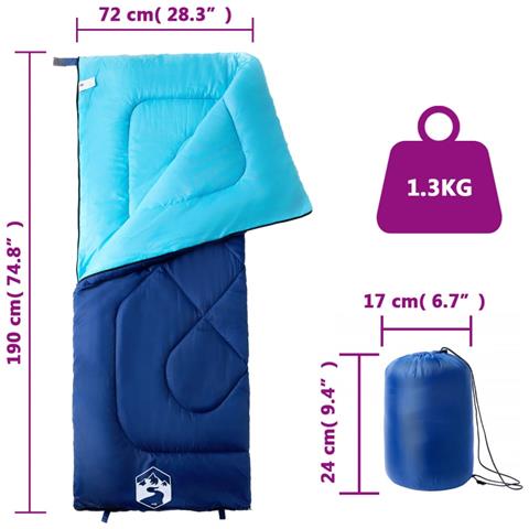 Sacco a Pelo da Campeggio per Adulti 3 Stagioni - Foto 5