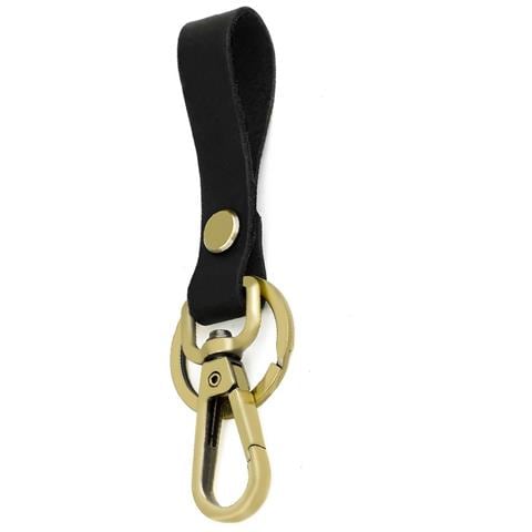 Portachiavi Auto In Pelle Fatto A Mano - Elegante Anello Portachiavi In Lega Di Zinco - Foto 4