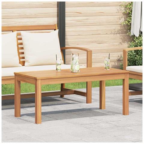 Tavolo da Giardino Naturale 95 x 45 x 40 cm - Foto 2