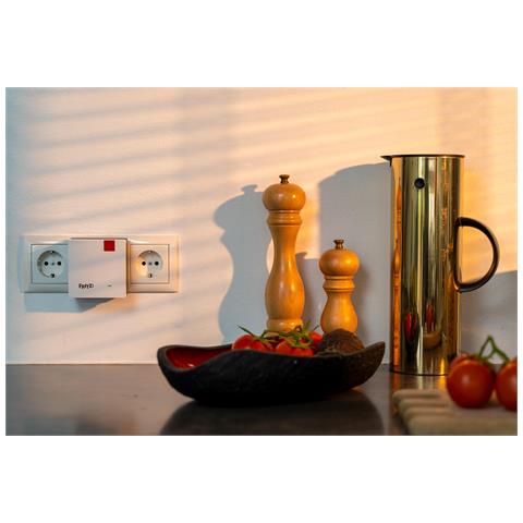 Mesh Set 1600 Dual-band (2.4 GHz / 5 GHz) Wi-Fi 6 (802.11ax) Rosso, Bianco 1 Interno - Foto 4